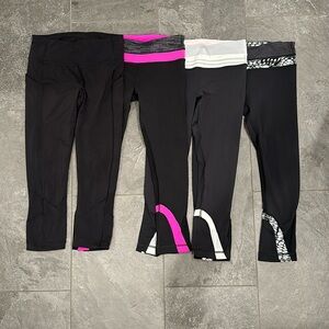 Bundle of 4 lululemon tights